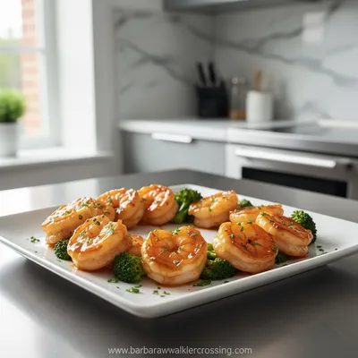 High-Protein Honey Garlic Shrimp