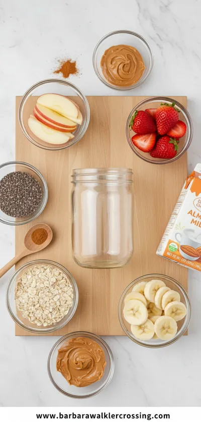 High-Protein Overnight Oats Recipe - ingredients preparation