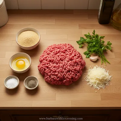 Homemade Italian Meatballs Recipe - cooking process