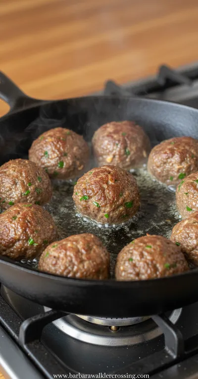 Homemade Italian Meatballs Recipe - ingredients preparation