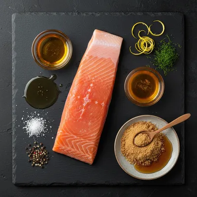 Honey Baked Salmon – Sweet & Savory Delight - cooking process