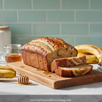Honey Vanilla Banana Bread - Classic Fluffy Recipe