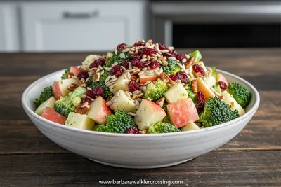 Honeycrisp Apple Broccoli Salad Recipe - ready to serve