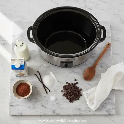 Hot Chocolate – Crock Pot Recipe - cooking process