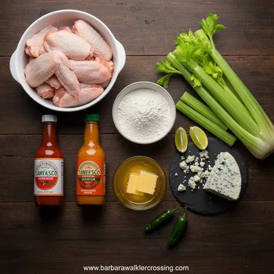 Hot Wing Board: Perfect Super Bowl Party Food Idea - ingredients preparation