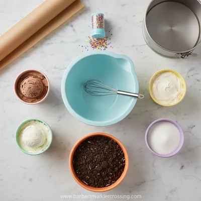 Ice Cream Birthday Cake – Creamy Copycat Dairy Queen - cooking process