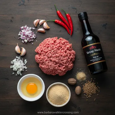 Indische Balletjes In Ketjap Saus Recipe - ingredients preparation