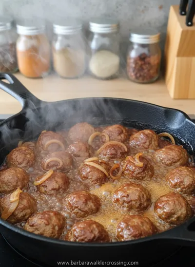 Indische Balletjes In Ketjap Saus Recipe - cooking process