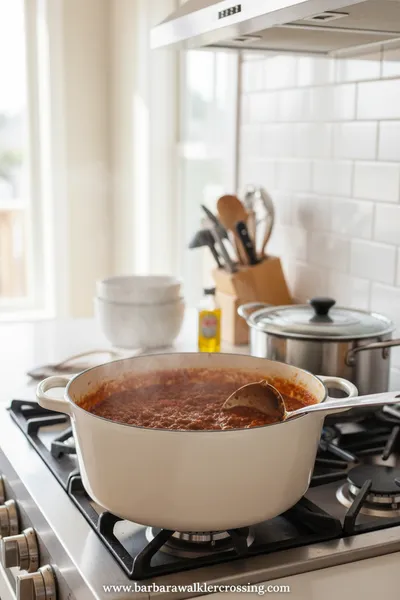 Italian Meat Sauce Recipe - Easy and Delicious - cooking process