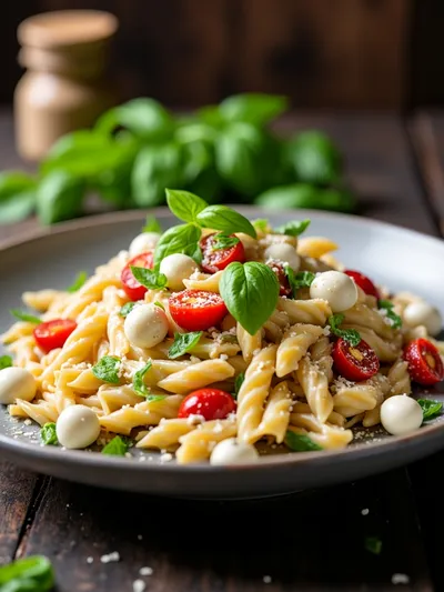 Classic Italian Pasta Salad - ready to serve