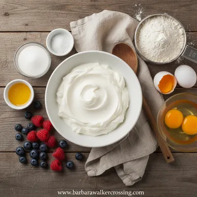 Joghurt Pfannkuchen – Fluffy Yogurt Pancakes - cooking process