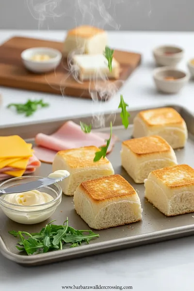 Juicy Mini Sandwiches: Perfect Party Food Ideas - cooking process