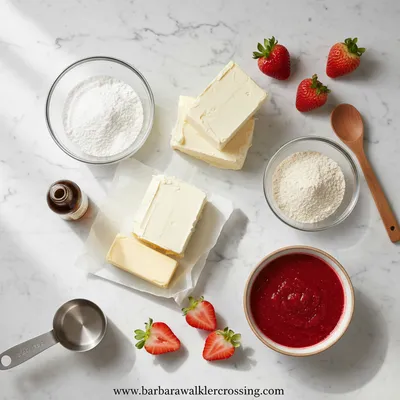 Keto Strawberry Cheesecake Fat Bombs - cooking process