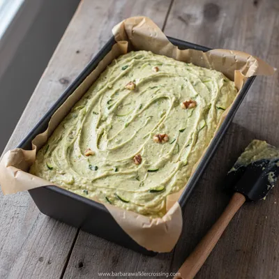 Keto Zucchini Bread With Walnuts Recipe - ingredients preparation