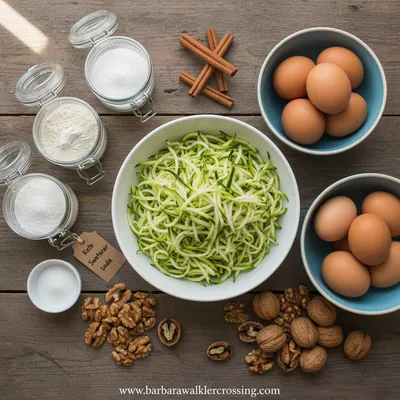 Keto Zucchini Bread With Walnuts Recipe - cooking process