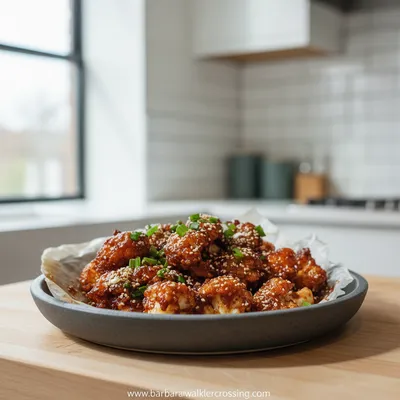 Korean-Style Baked Cauliflower: Crispy Spicy Recipe