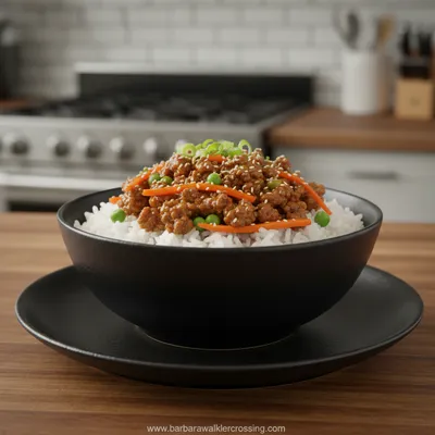 Korean Ground Beef Bowl