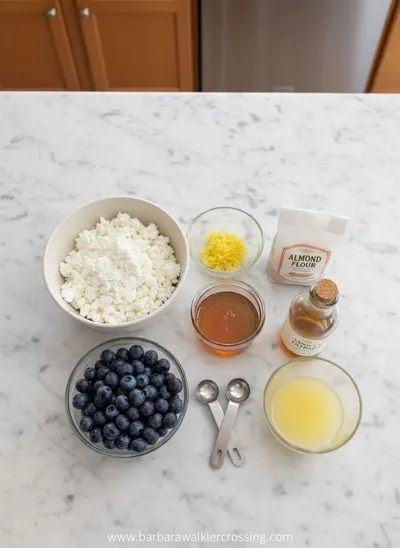 Lemon Blueberry Cottage Cheese Protein Bites - cooking process