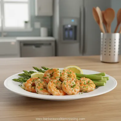 Lemon Garlic Shrimp and Asparagus