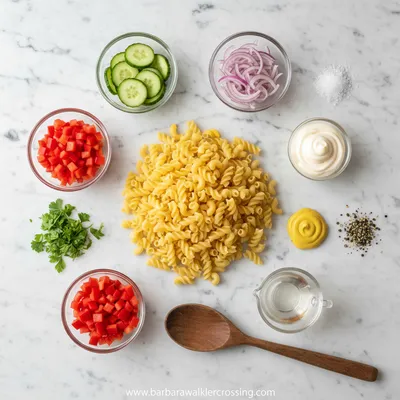 Macaroni Salad – Perfect for Potlucks - cooking process