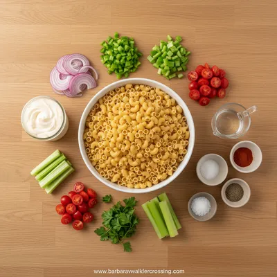 Macaroni Salad Recipe - cooking process