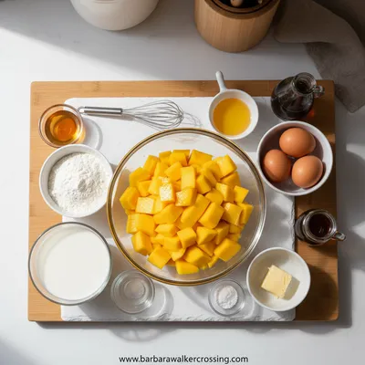 Mango Pancakes – Fluffy Tropical Breakfast - cooking process