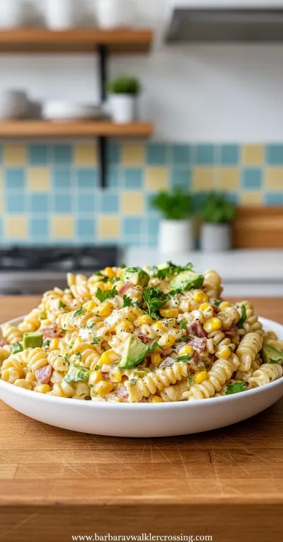 Tasty Mexican Street Corn Pasta Salad