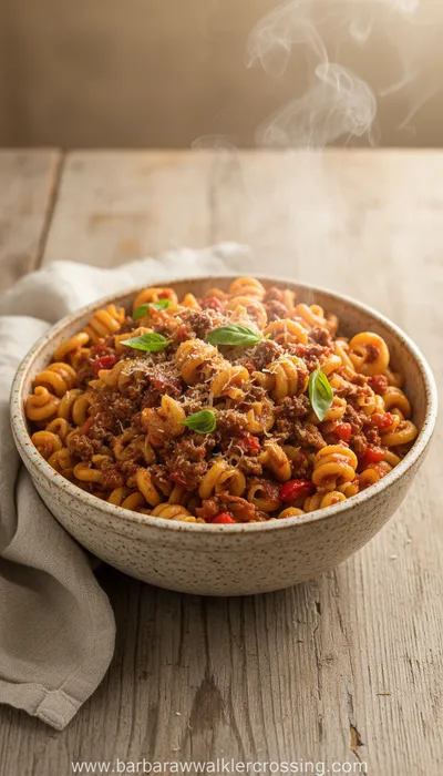 Minced Beef Trottole Pasta Recipe