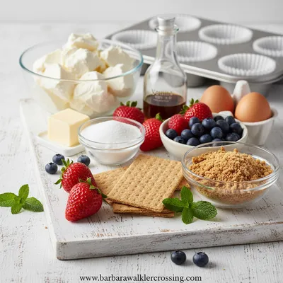 Mini Cheesecakes Recipe - cooking process
