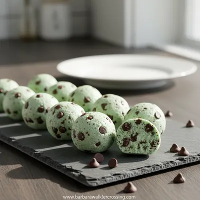 Mint Chocolate Chip Protein Balls: Cool Chocolatey Bites