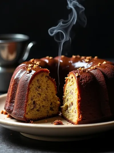Moist Banana Coffee Cake