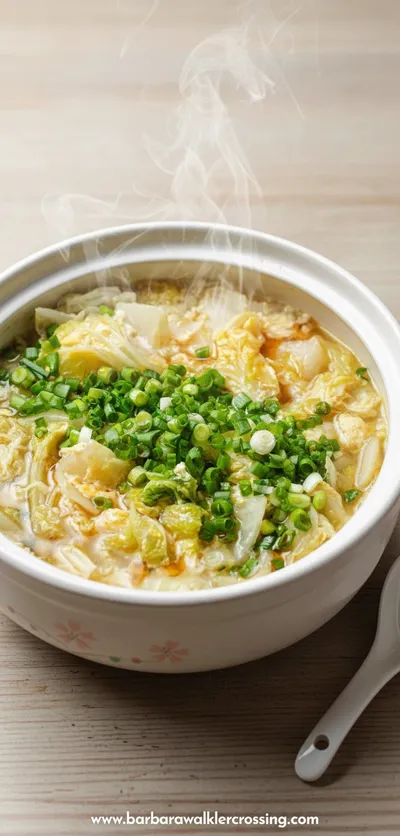 Napa Cabbage Egg Drop Soup Recipe