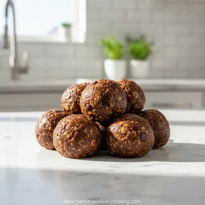 No-Bake Chocolate Peanut Butter Protein Balls