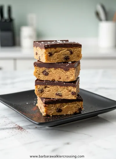 Healthy No Bake Cookie Dough Bars