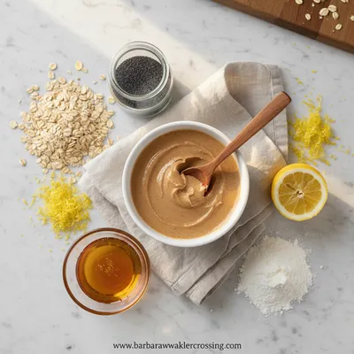 No-Bake Lemon Poppyseed Protein Balls - cooking process