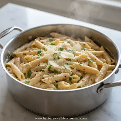 One Pot Creamy Garlic Pasta