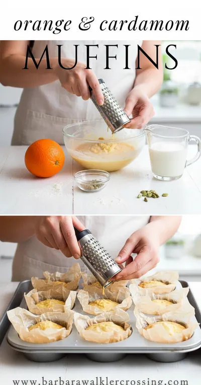 Orange Cardamom Muffins