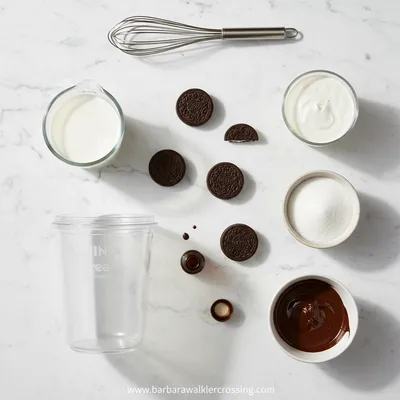 Oreo Cookie Ice Cream – Quick and Creamy Treat - cooking process