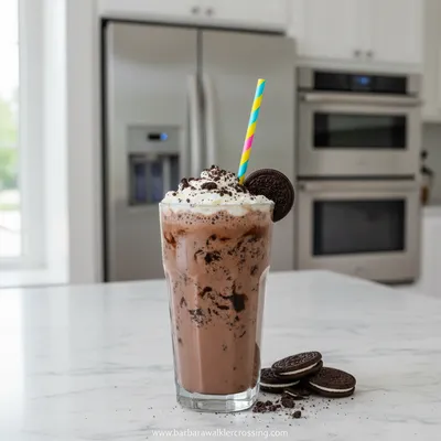Easy Oreo Milkshake (Only 3 Ingredients)