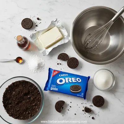 Oreo No-Bake Cheesecake Cups - cooking process