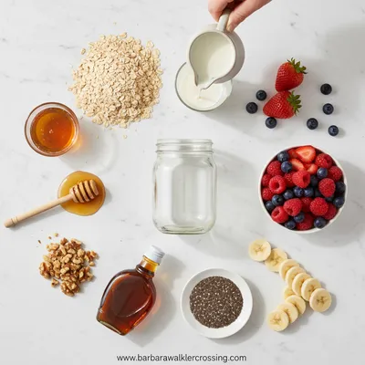 Best Overnight Oats Recipe – Healthy Breakfast - cooking process