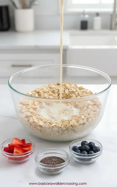 Easy Overnight Oats Recipes With Six Flavors - ingredients preparation