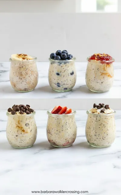 Easy Overnight Oats Recipes With Six Flavors - ready to serve
