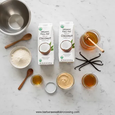 Paleo Vanilla Ice Cream - cooking process