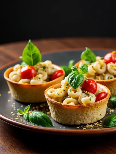Pasta Salad Cups Recipe - ready to serve