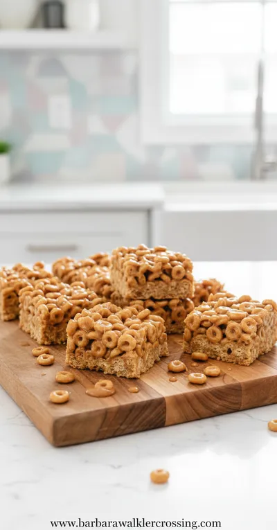 Easy Peanut Butter Cheerio Bars