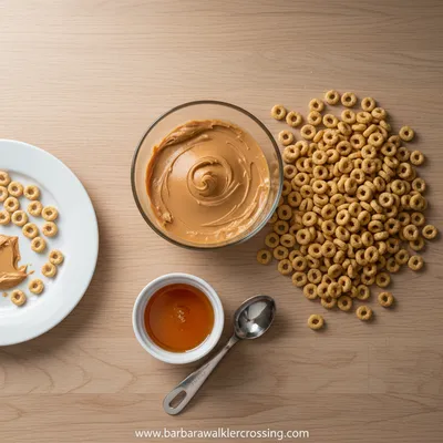 Easy Peanut Butter Cheerio Bars - cooking process