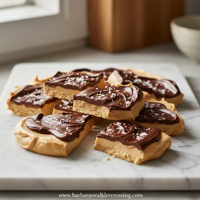Peanut Butter Chocolate Greek Yogurt Bark