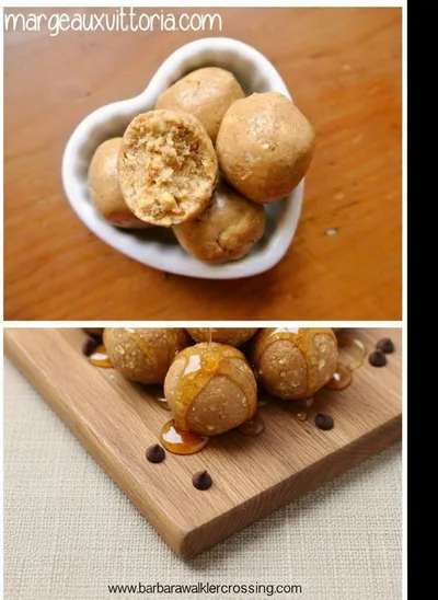 Easy Peanut Butter Protein Balls - ready to serve