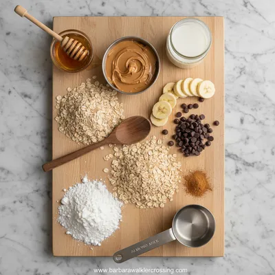 Easy Peanut Butter Protein Oatmeal Cups - cooking process